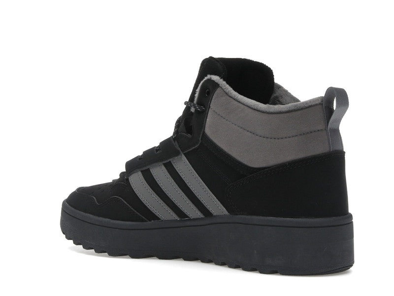 adidas Hoops 4.0 Mid Black Grey Four
