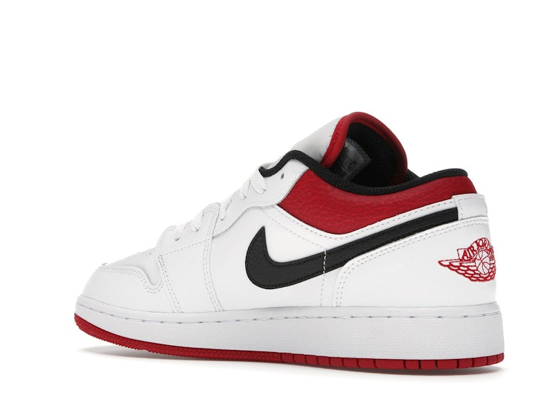 Jordan 1 Low White Gym Red (GS)
