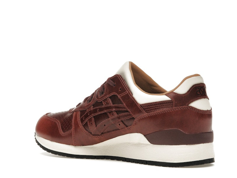 ASICS Gel-Lyte III Packer Shoes x J. Crew Oxblood Leather