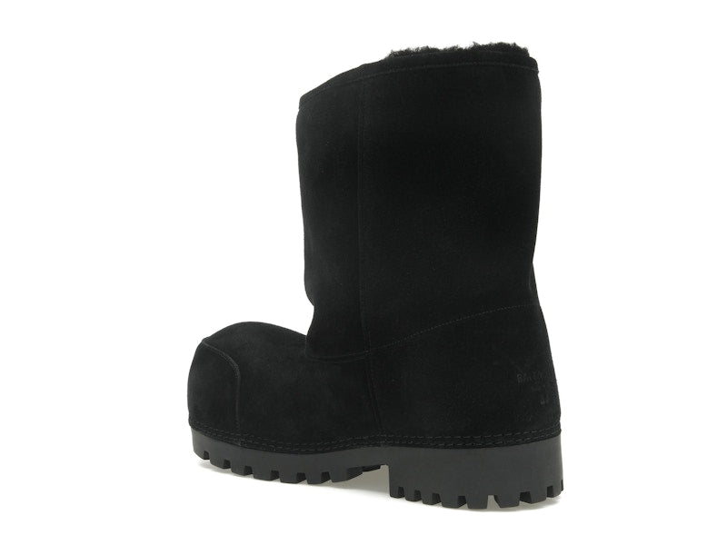Balenciaga Alaska Low Boot Black Suede