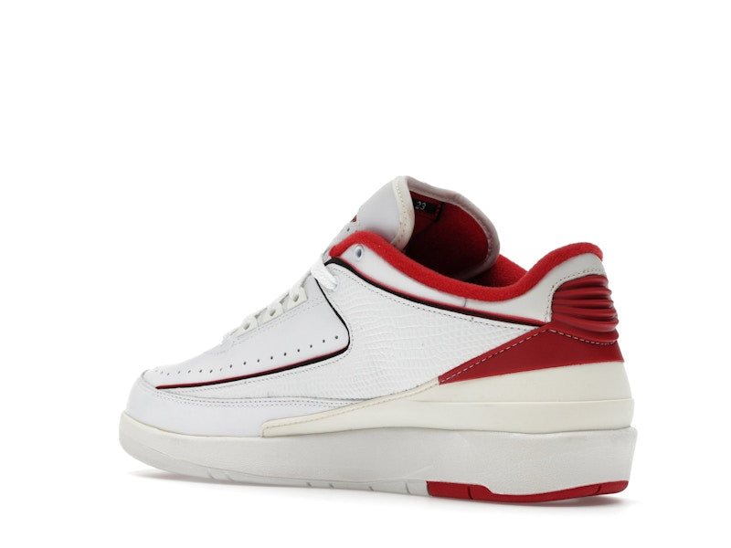 Jordan 2 Retro Low White Varsity Red