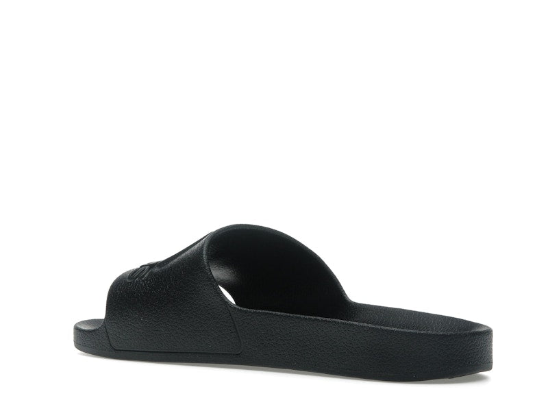 adidas Adilette Aqua Slides Core Black Logo