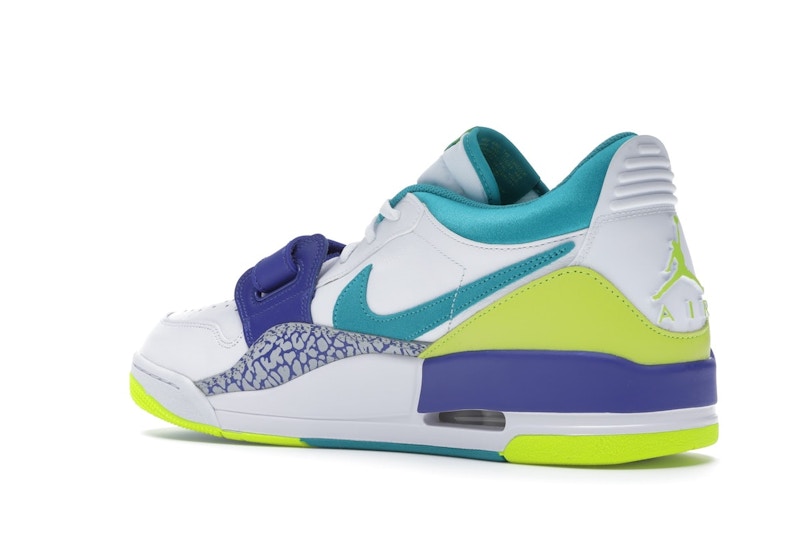 Jordan Legacy 312 Low Ultramarine Neon Yellow Aquamarine
