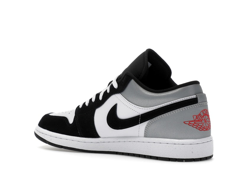 Jordan 1 Low SE White Fire Red Black Matte Silver