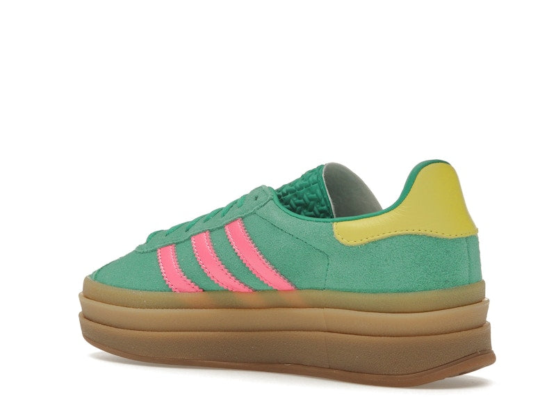 adidas Gazelle Bold Court Green Lucid Pink (Women's)