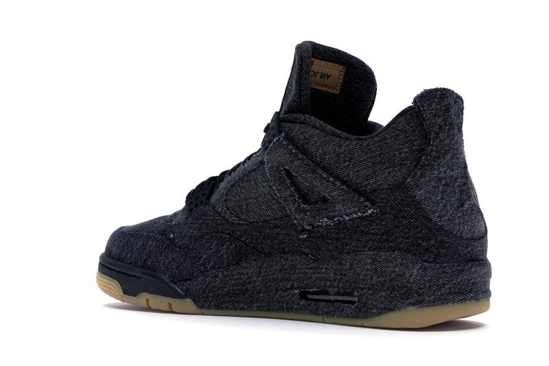 Jordan 4 Retro Levi's Black (Blank Tag)