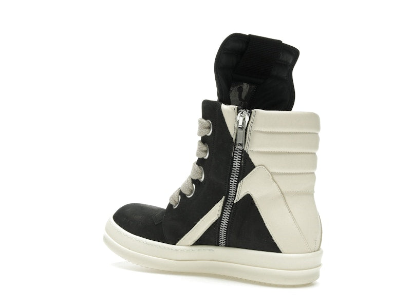 Rick Owens Geobasket Jumbo Lace High Black Milk (Women's)