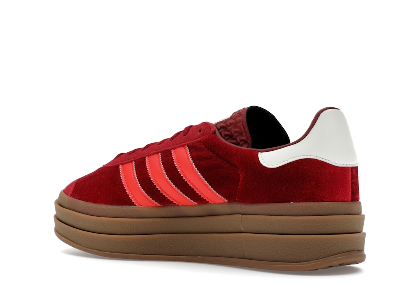 adidas Gazelle Bold Bright Red Velvet (Women's)