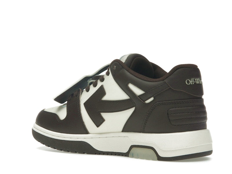 OFF-WHITE Out Of Office "OOO" Low Tops Chocolate Cream