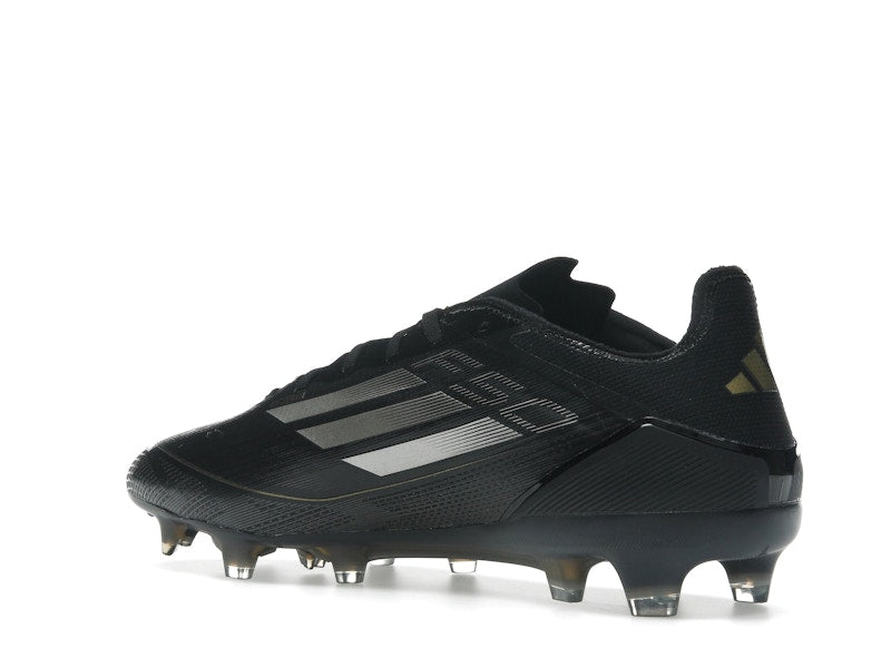 adidas F50 Pro FG Core Black Iron Metallic Gold Metallic