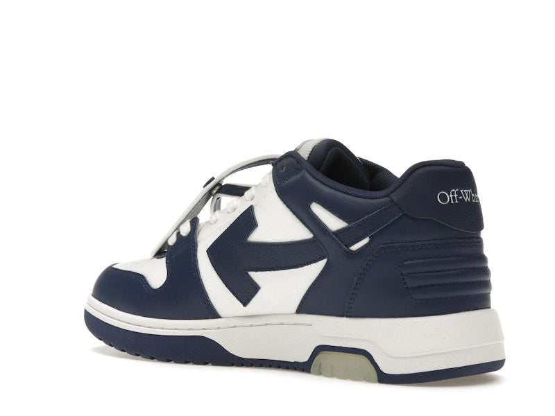 OFF-WHITE Out Of Office OOO Low Tops White Royal Blue