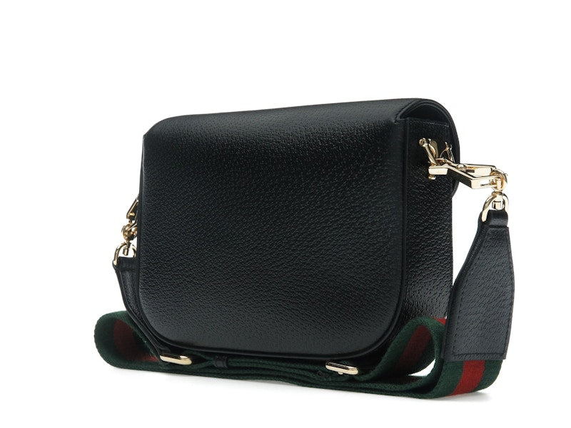 Gucci x adidas Horsebit 1955 Shoulder Bag Black/White