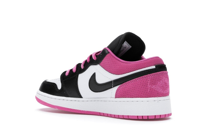 Jordan 1 Low Black Active Fuchsia (GS)