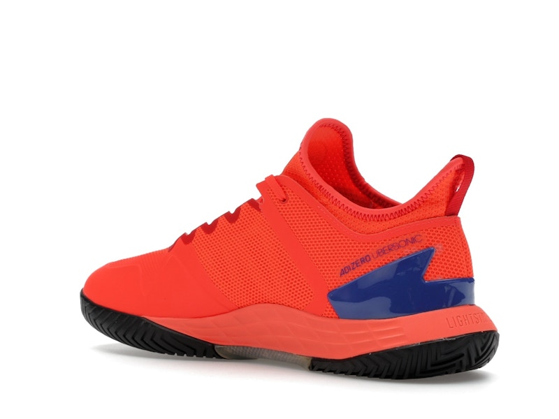 adidas Adizero Ubersonic 4 Solar Red Silver Metallic Lucid Blue