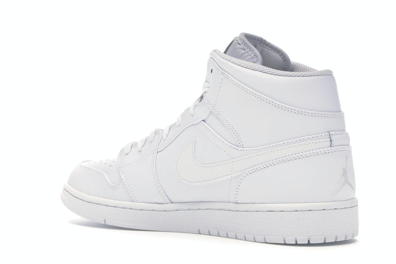 Jordan 1 Mid White/Pure Platinum