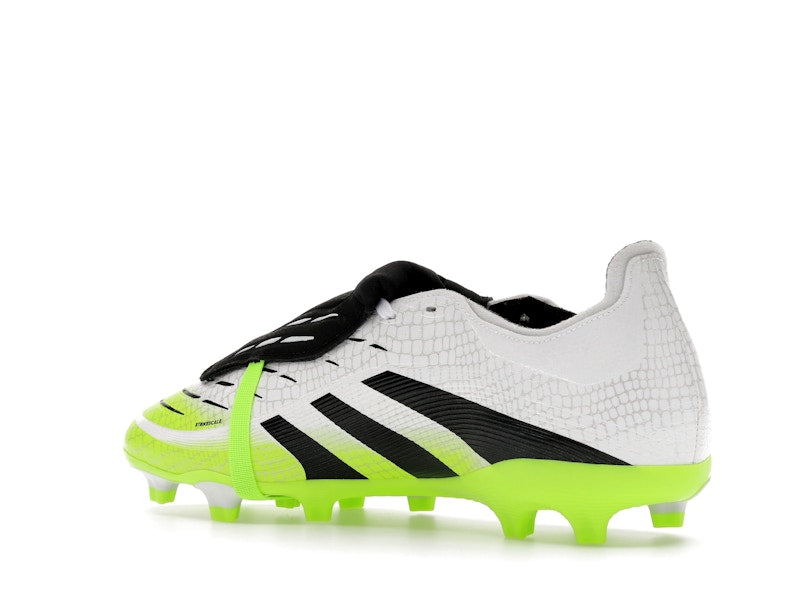 adidas Predator League Fold-Over Tongue FG/MG Cloud White Core Black Lucid Lemon