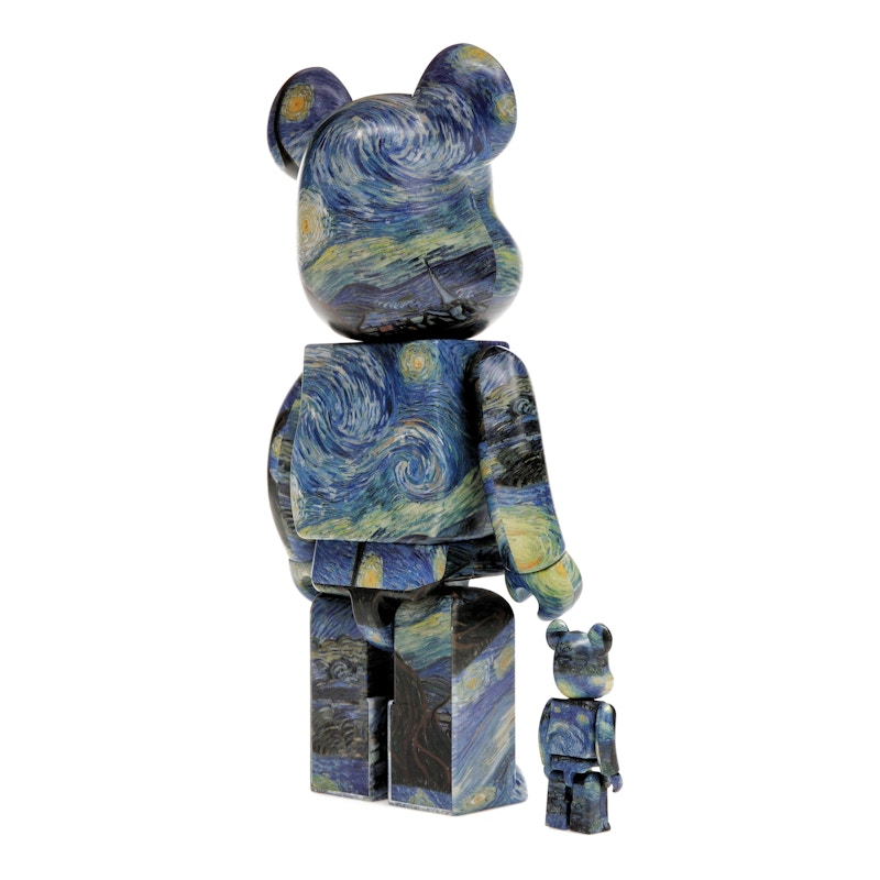 Bearbrick Vincent van Gogh The Starry Night 100% & 400% Set
