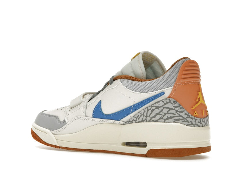 Jordan Legacy 312 Low Phantom Amber Brown Star Blue