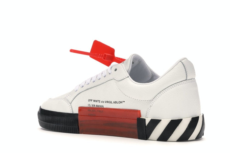 OFF-WHITE Vulc Low White Leather FW19