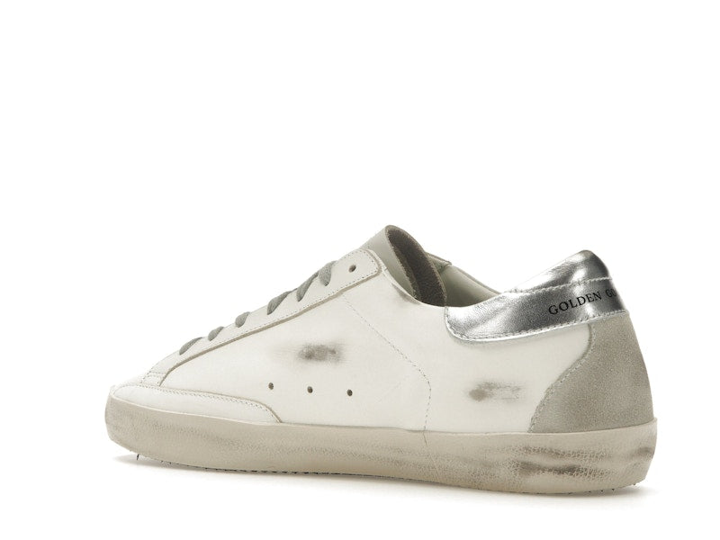 Golden Goose Super-Star White Silver