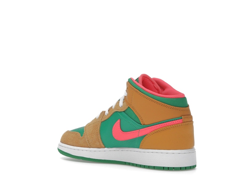 Jordan 1 Mid SE Chutney Lucky Green (GS)