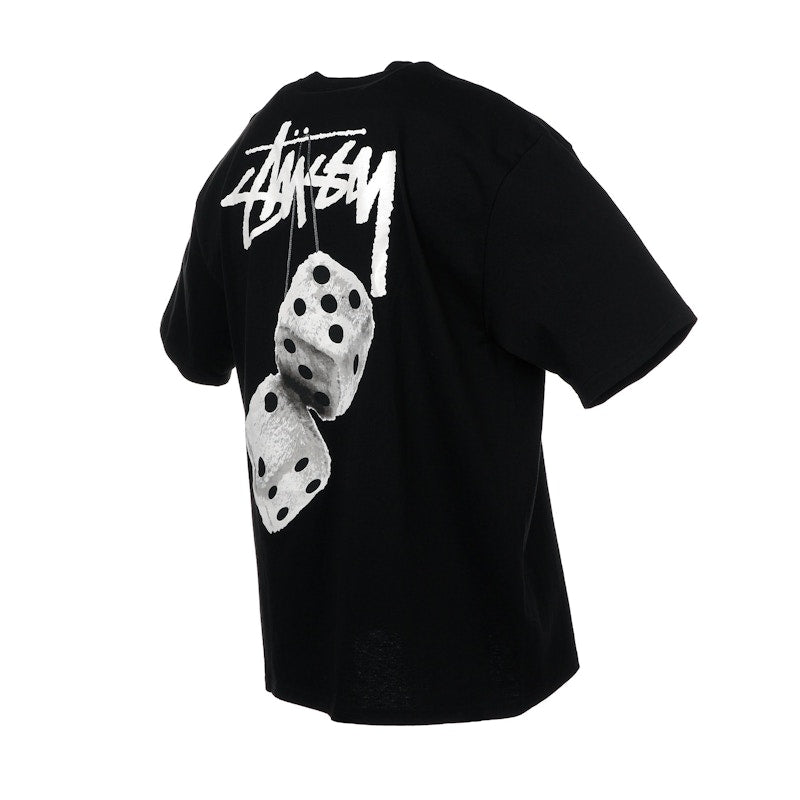 Stussy Fuzzy Dice Tee Black