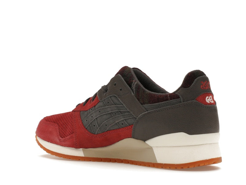 ASICS Gel-Lyte III OG Brisket Red Obsidian Grey