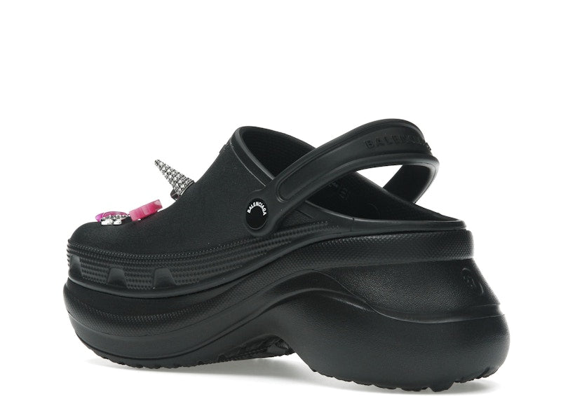 Balenciaga x Crocs Mule Black Multicolor Jibbitz (Women's)