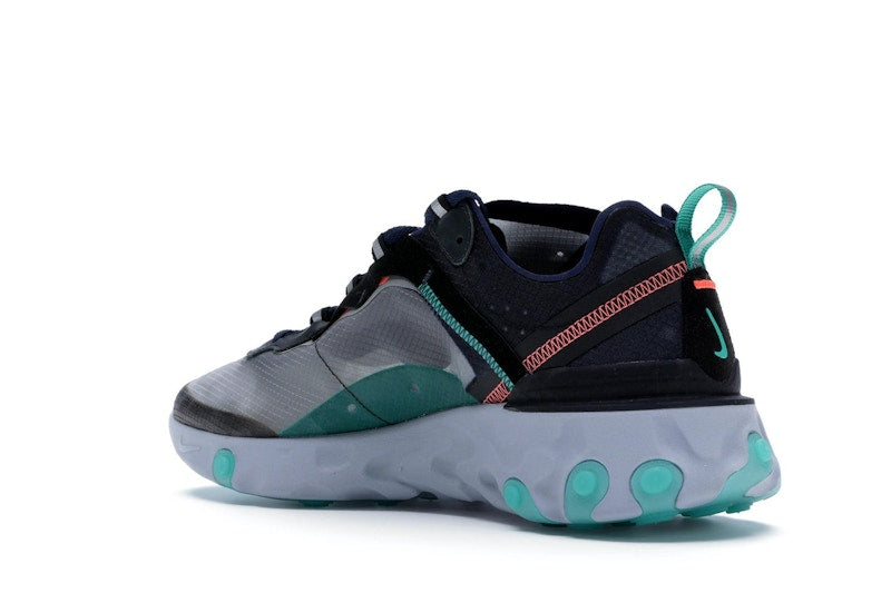 Nike React Element 87 Black Neptune Green
