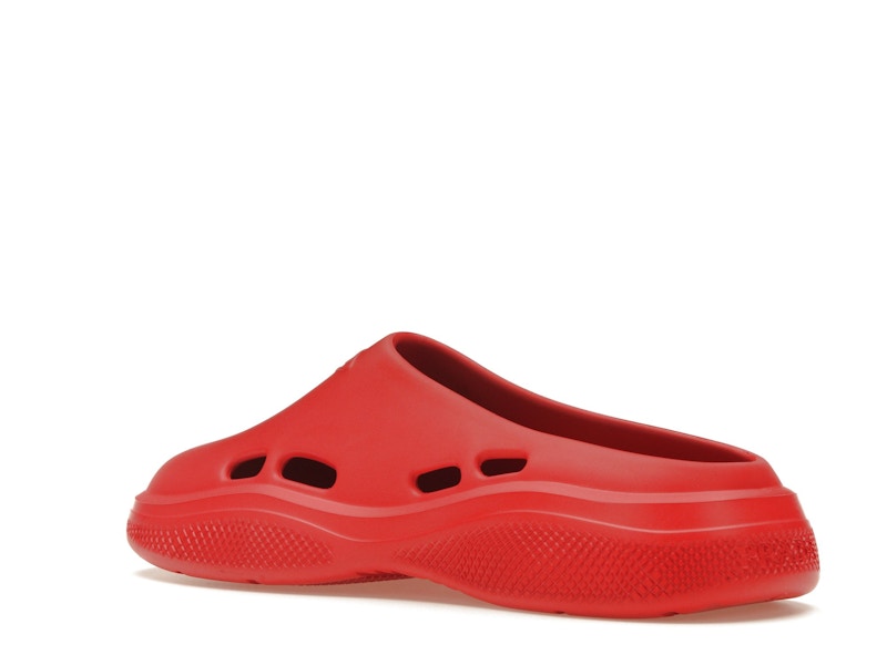 Prada Foam Rubber Mule Red