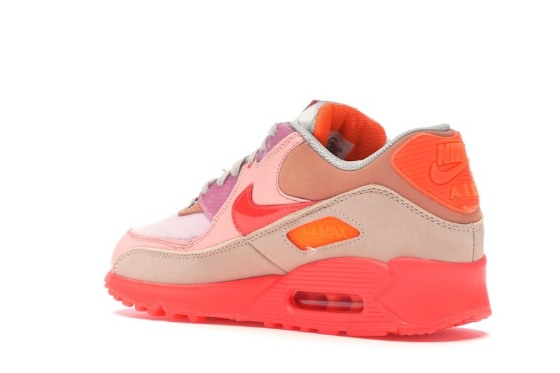 Nike Air Max 90 PRM Platinum Crimson/Bright Purple (Women's)