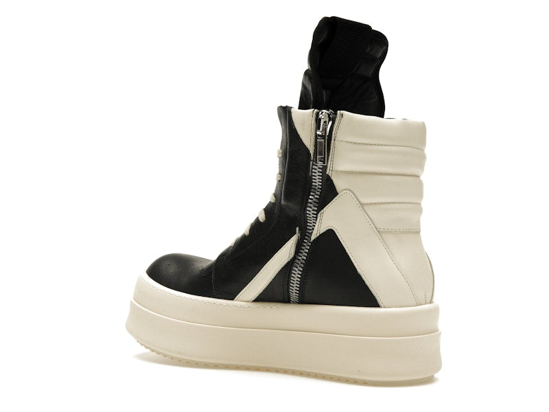 Rick Owens Mega Bumper Geobasket Black Milk