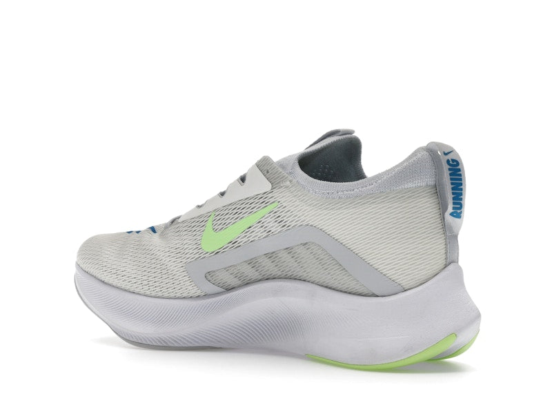 Nike Zoom Fly 4 Summit White Imperial Blue Lime Glow