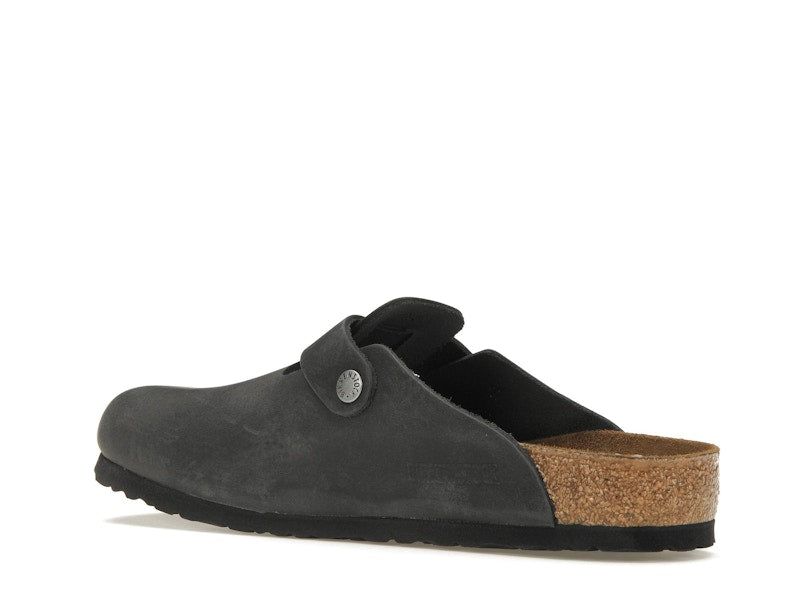 Birkenstock Boston Oiled Leather Black
