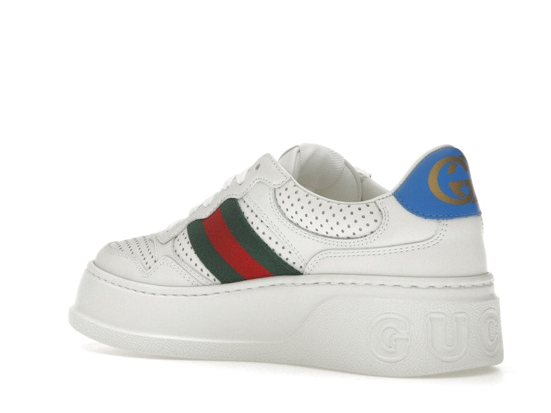 Gucci Chunky GG Web Sneaker White Blue (Women's)