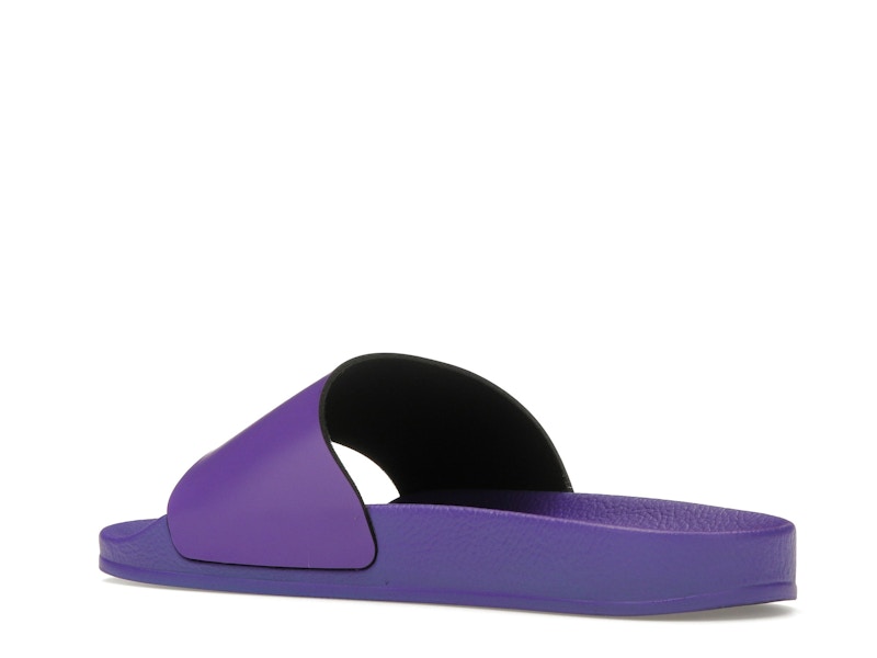 OFF-WHITE Off Stamp Slide Dark Violet Black (Women's)