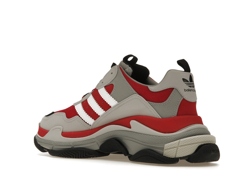 Balenciaga x adidas Triple S Red Grey Black