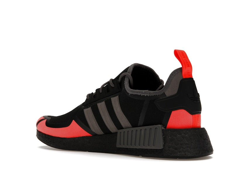 adidas NMD R1 Core Black Solar Red Grey