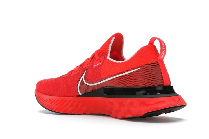 Nike React Infinity Run Flyknit Bright Crimson Black