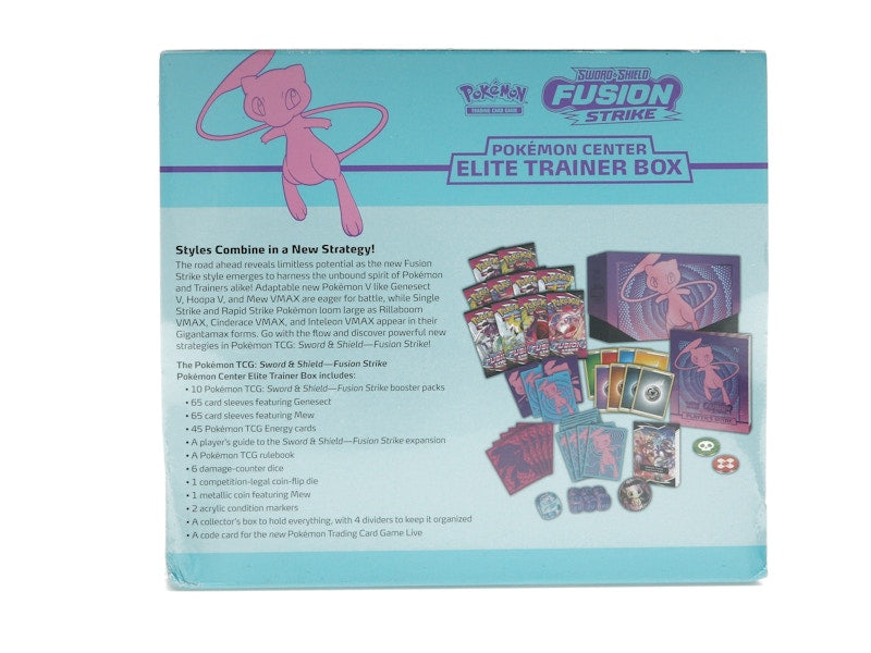 Pokémon TCG Sword & Shield Fusion Strike Pokémon Center Elite Trainer Box
