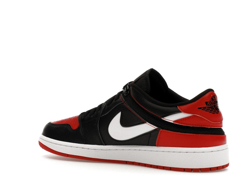 Jordan 1 Low FlyEase Black White Gym Red
