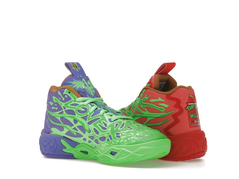 Puma LaMelo Ball MB.04 Teenage Mutant Ninja Turtles Raphael and Donatello (GS)