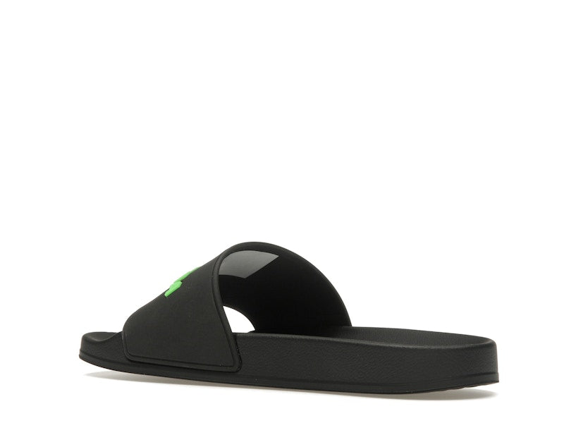 Balenciaga Pool Slide Black Fluo Green (Women's)
