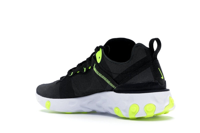 Nike React Element 55 Black Wolf Grey Volt
