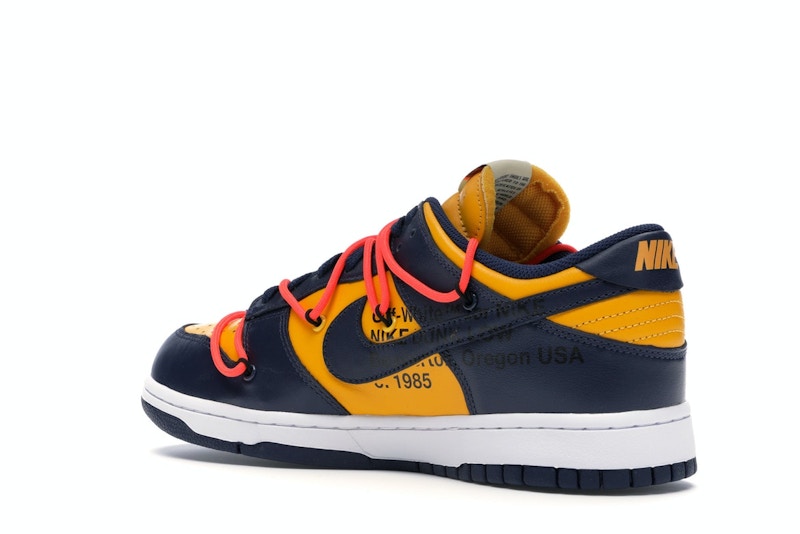 Nike Dunk Low Off-White University Gold