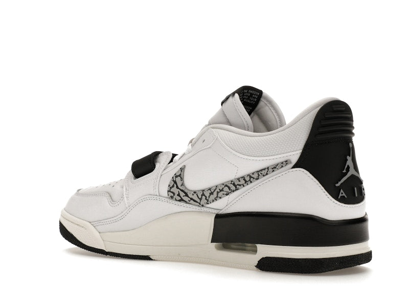 Jordan Legacy 312 Low White Black Elephant Swoosh