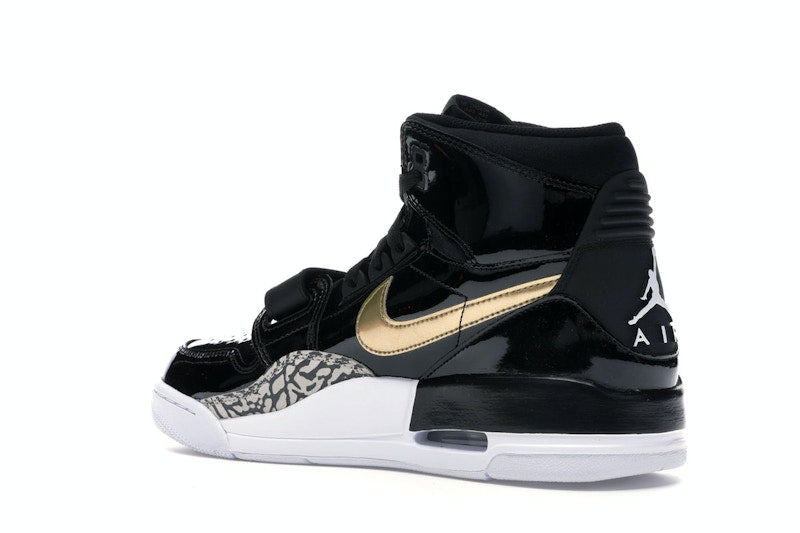 Jordan Legacy 312 Black Gold Patent