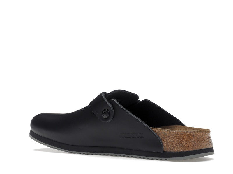Birkenstock Boston Super Grip Leather Black