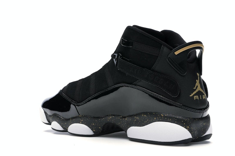 Jordan 6 Rings Black Metallic Gold White