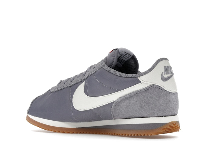 Nike Cortez Textile Cement Grey Gum Light Brown Safety Orange Sail (Women's)